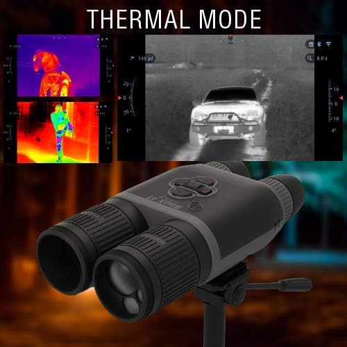 ATN BinoX 4T Thermal Binocular with Laser Range Finder - Full HD - WiFi (384x288, 2-8x)