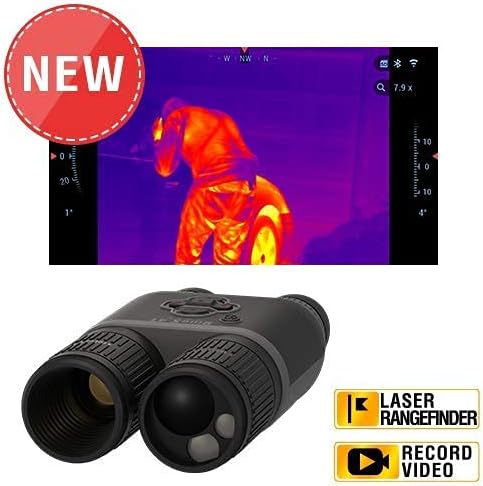 ATN BinoX 4T Thermal Binocular with Laser Range Finder - Full HD - WiFi (384x288, 2-8x)