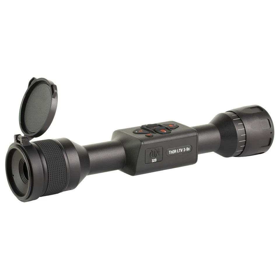 ATN THOR LTV Thermal Rifle Scope 3-9X 19mm 320x240px 30mm Multi Reticles Black