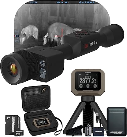 ATN Thor 5 LRF 5-20x 320x240 12 Micron Smart HD Thermal Rifle Scope, 30mm Tube w/ Gen 5 Sensor