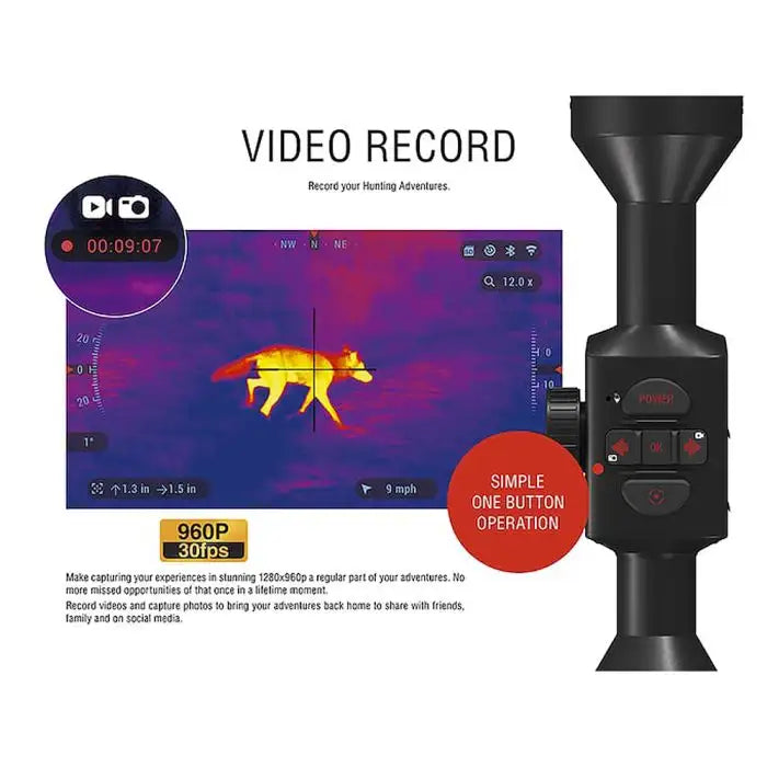 ATN Thor 4 2.5-25x Thermal w/ HD WIFI GPS TIWST4643A